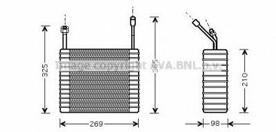 AVA QUALITY COOLING fdv358 -  Испаритель, кондиционер